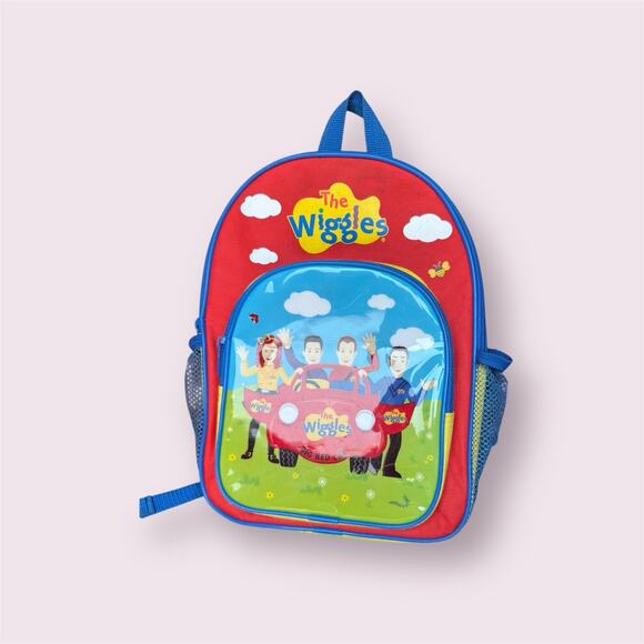 RARE WIGGLES TV CHARACTER SHOW KIDS MINI BACKPACK 2 ZIPPERED POCKETS 2014 - Picture 1 of 4